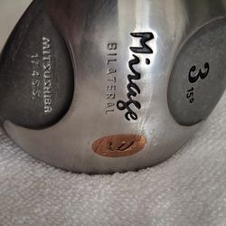 Mirage Bilateral 3W & 5W Fairway Woods | True Temper Stiff Steel | Playable Grips