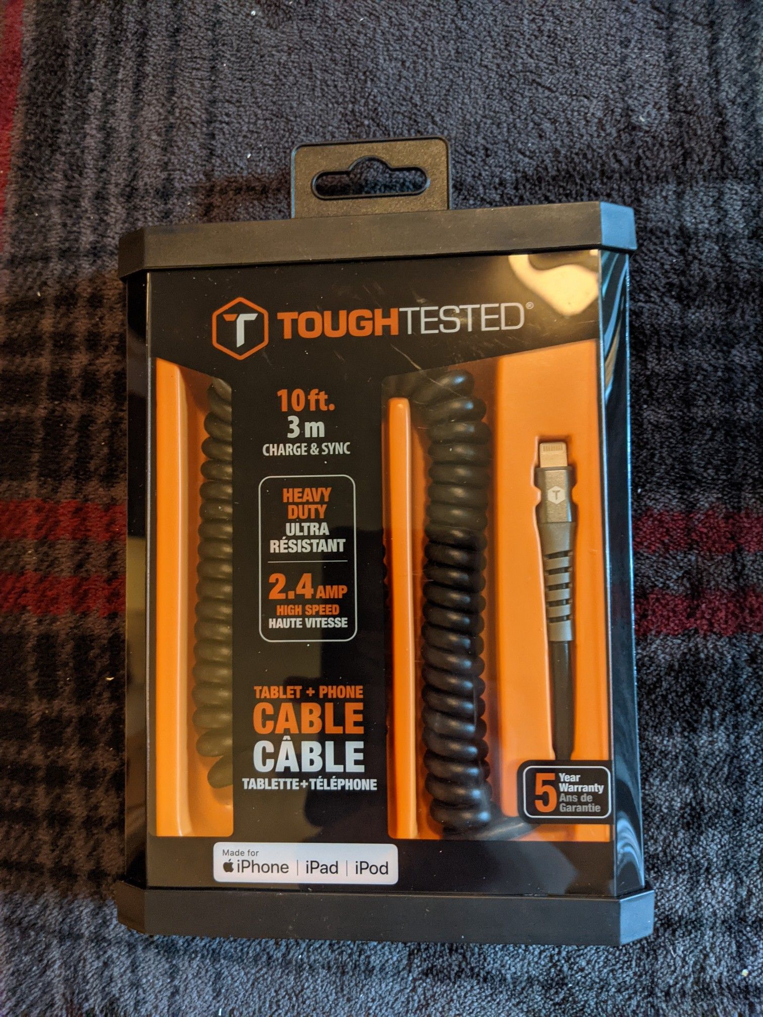 Tough Tested iPhone Cable