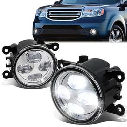 LA Zona Auto Parts 2011 to 2014 Acura CRV Focus Mustang Crosstour Ranger Taurus Lincoln LED Fog Lights Luz de Neblina