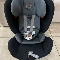 Cybex Gold Eternis S All in 1 Convertible Toddler Baby Infant Rear or Forward Facing Car Seat with SensorSafe, Manhattan Gray