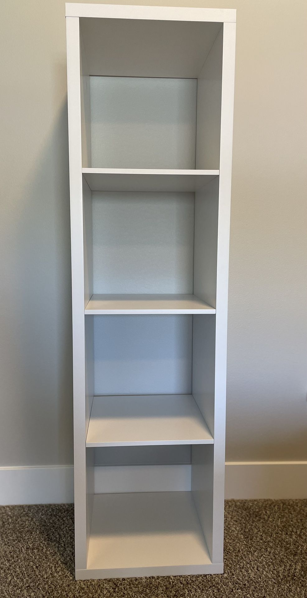 4 Cube Vertical Organizer White