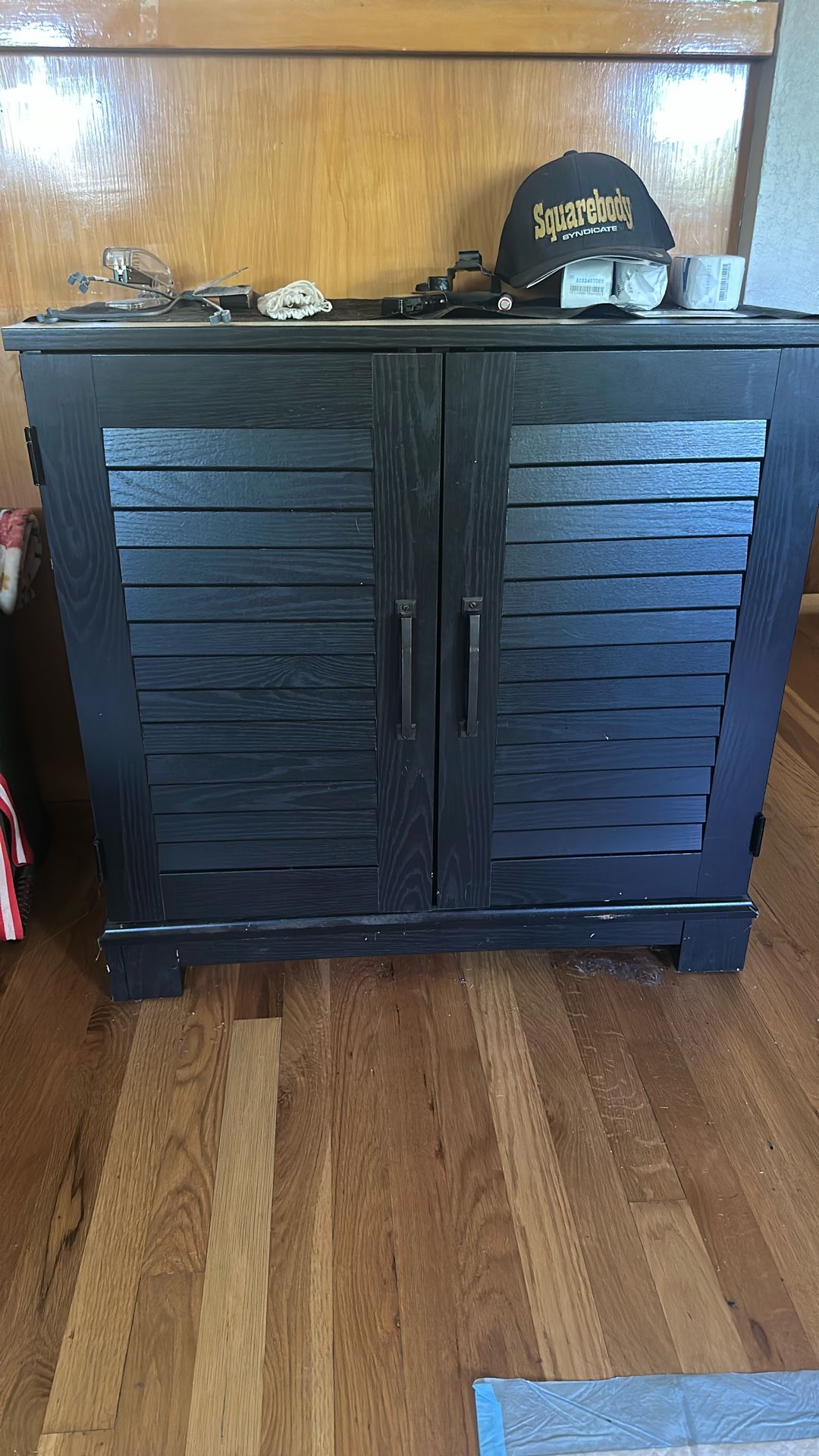 Black Storage Cabinet 