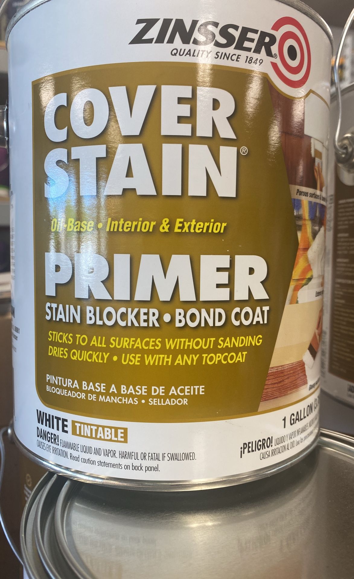 A ,5 Gal Bucket,oil Base Primer ,sealer,stain Blocker