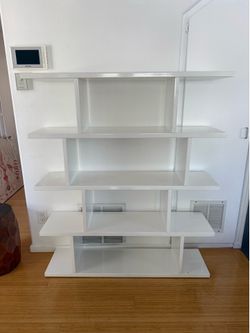 White Shelving Unit