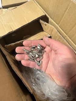 Shelf pins nickel plated