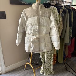 North Face Nuptse Belted Women Mid Jacket