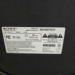 Sony Bravia 65” Android TV