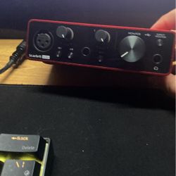 focusrite audio interface 