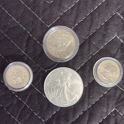 Silver coin $100