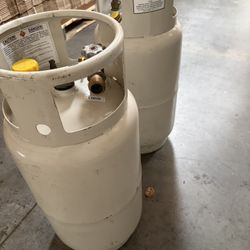  33.5lb Steel Forklift Propane Tanks Filled With Propane 