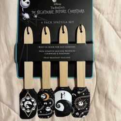 Nightmare Before Christmas 4pack Spatula Set