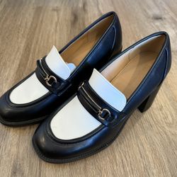 NEW Casy Fever Women’s Sz 6 Elevated Block Heel Loafer