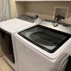 Samsung Large Capacity Washer Dryer Set  (Bluetooth Capability)