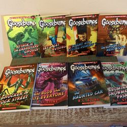 Goosebumps Lot Of 8 Books