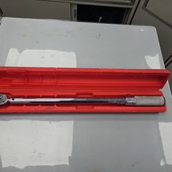 Snap-on Torque Wrench With Case 