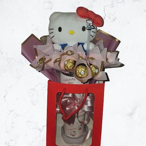 Original Stanley Cup 40oz Rose Quartz Hello Kitty Print