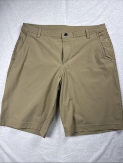 Lululemon ABC Classic Fit Warpstreme Shorts Mens 38x10 (No Tag) Chinos Tan EUC