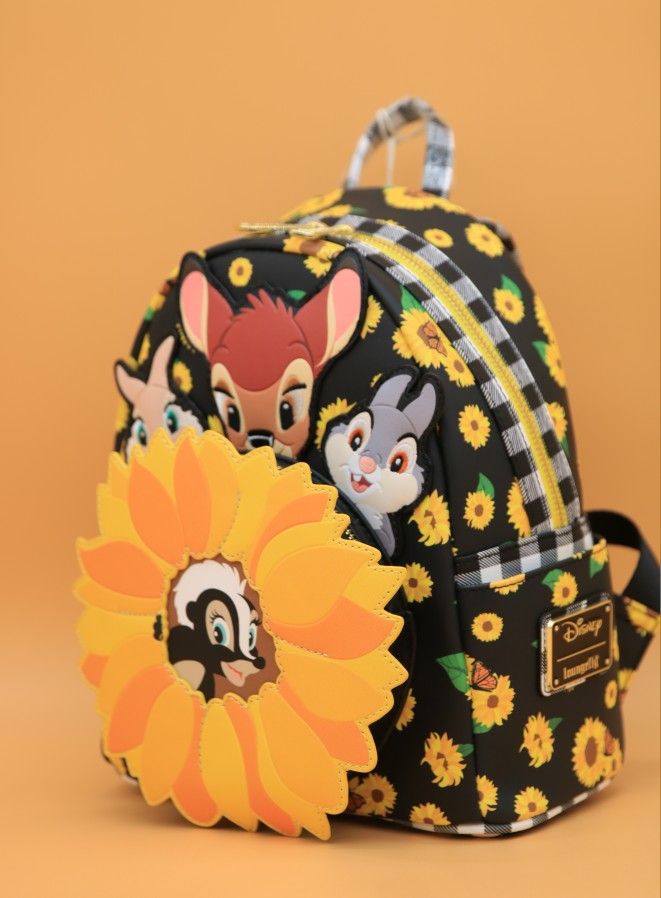 Loungefly Disney Bambi Sunflower Friends Mini Backpack