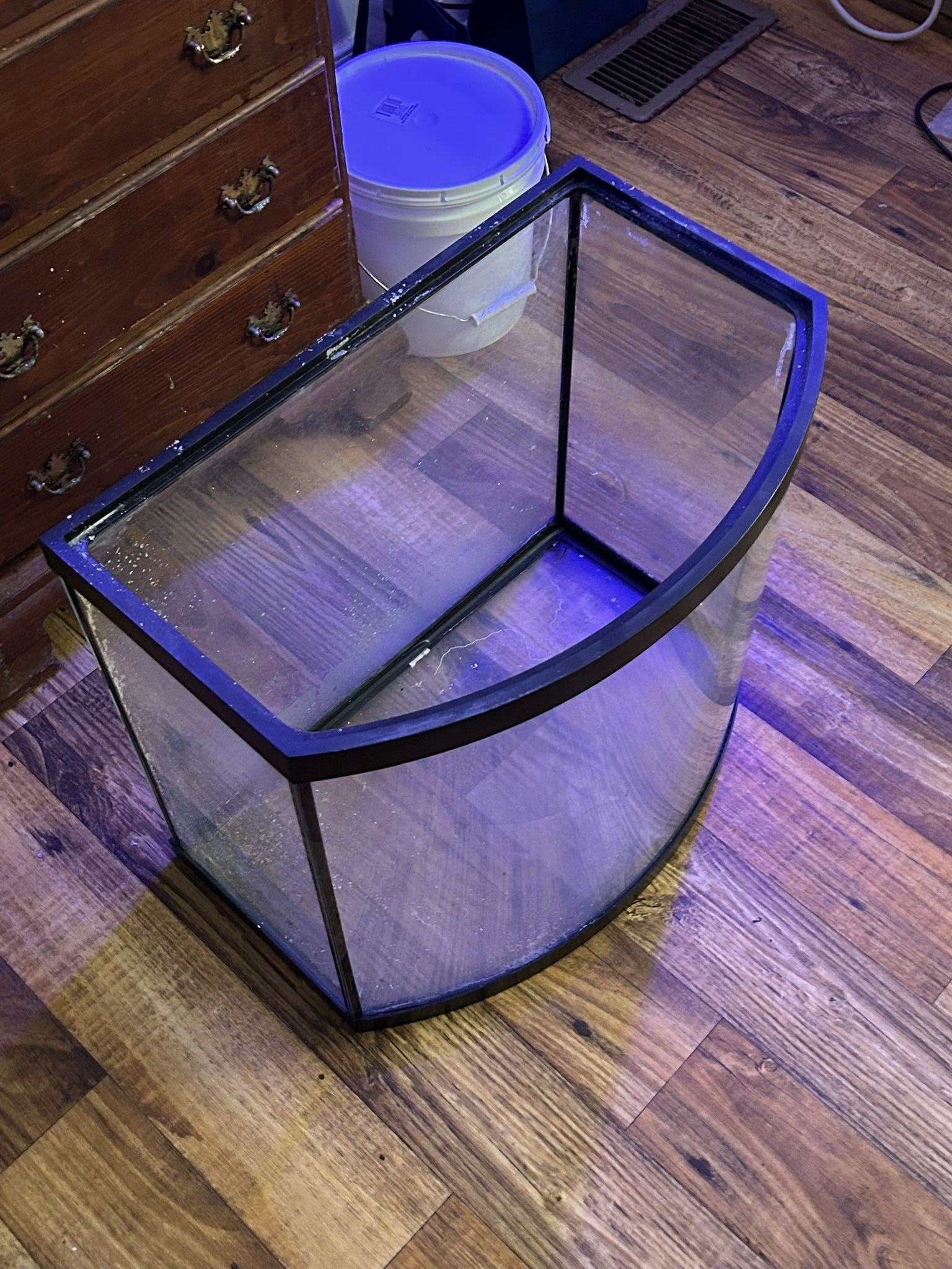 20 Gallon Bowfront Fish Tank