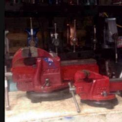 Dawn 150 Engineers Vise / 6 Inch Jaws And Dawn 75 Engineers Vise 3 Inch Jaws 