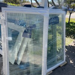 Brand New Vinyl Pictures Window With Nail Fin 29.75x52.5 each $150o