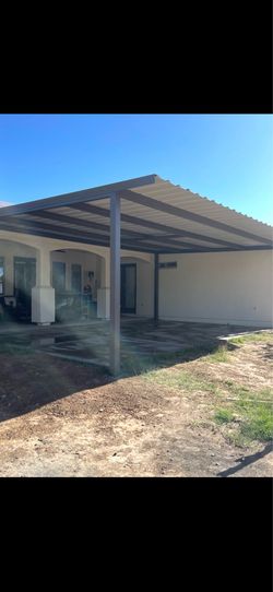Metal Back yard porch