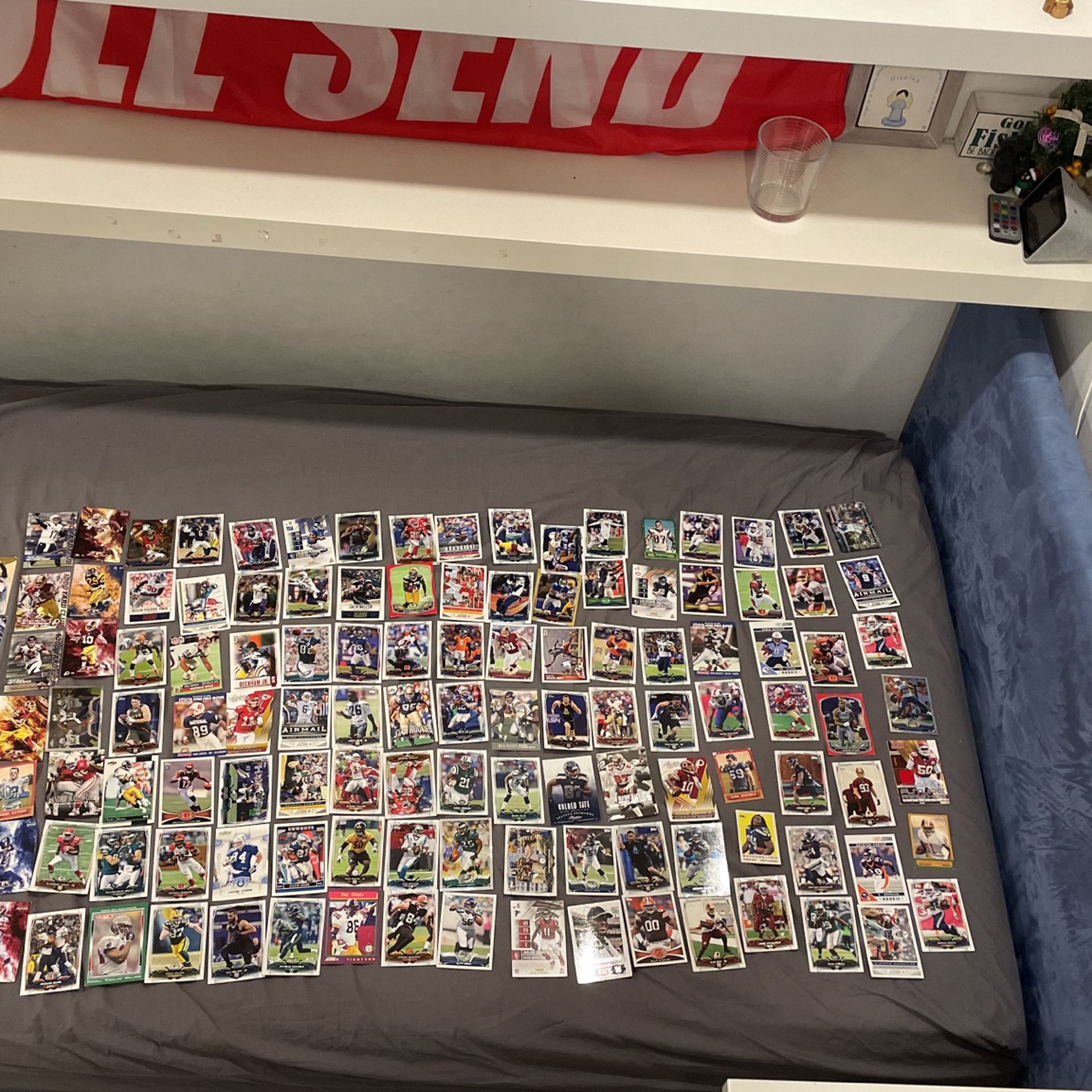 146 Football Cards With Some Rare Cards