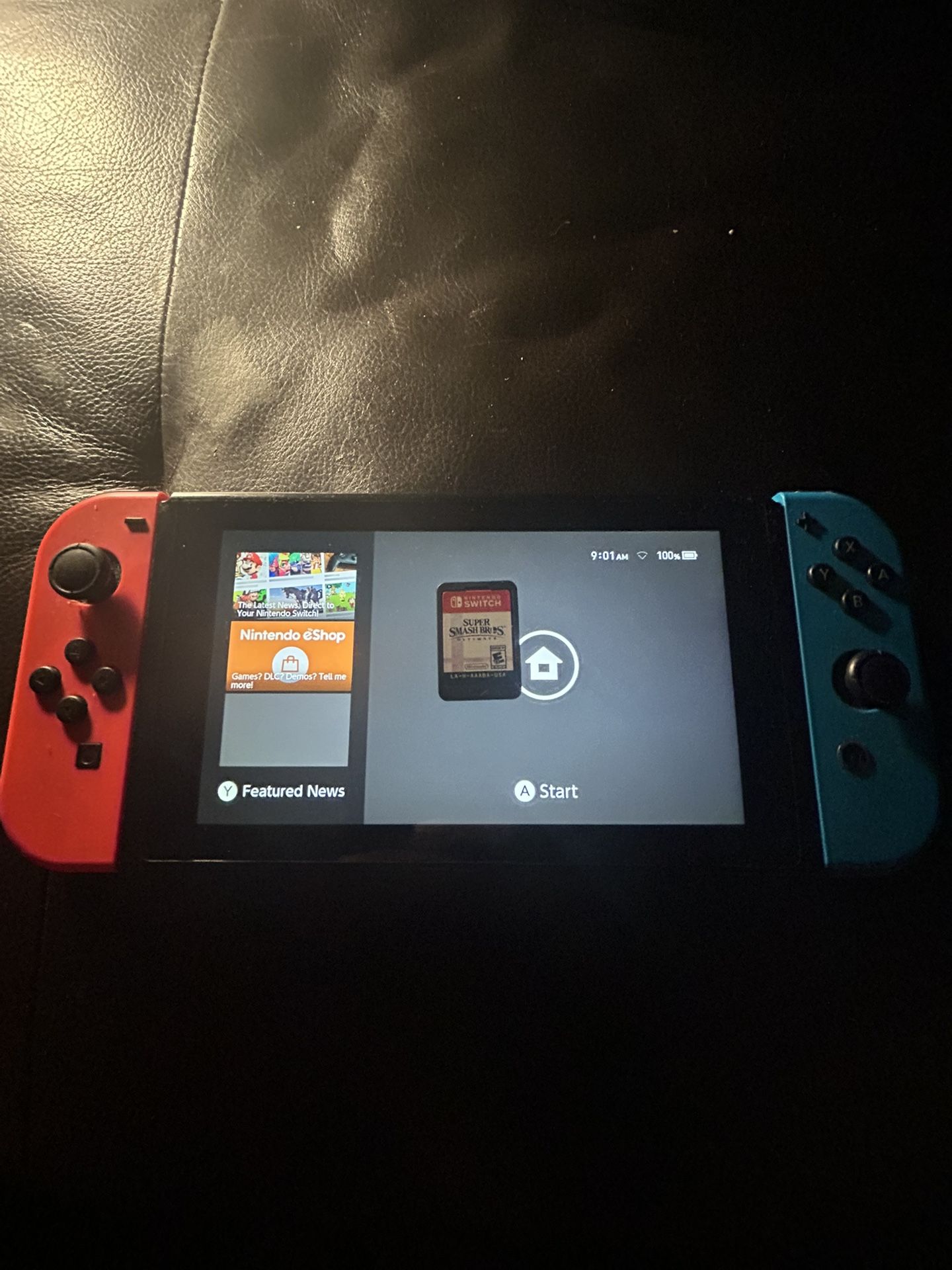 Nintendo Switch V2 + Supersmash bros 