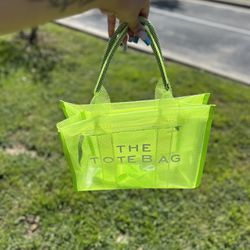 Lime Green Tote Bag