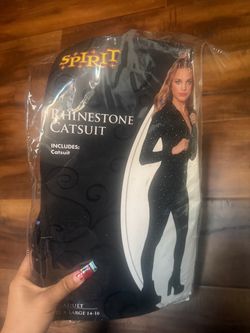 Rhinestone catsuit costume