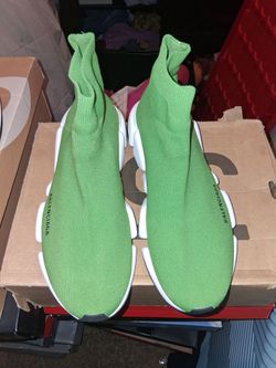 Balenciaga Speed Trainer Sock Sneakers Green