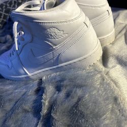 Jordan 1s High Top All White Size 11 Men’s 