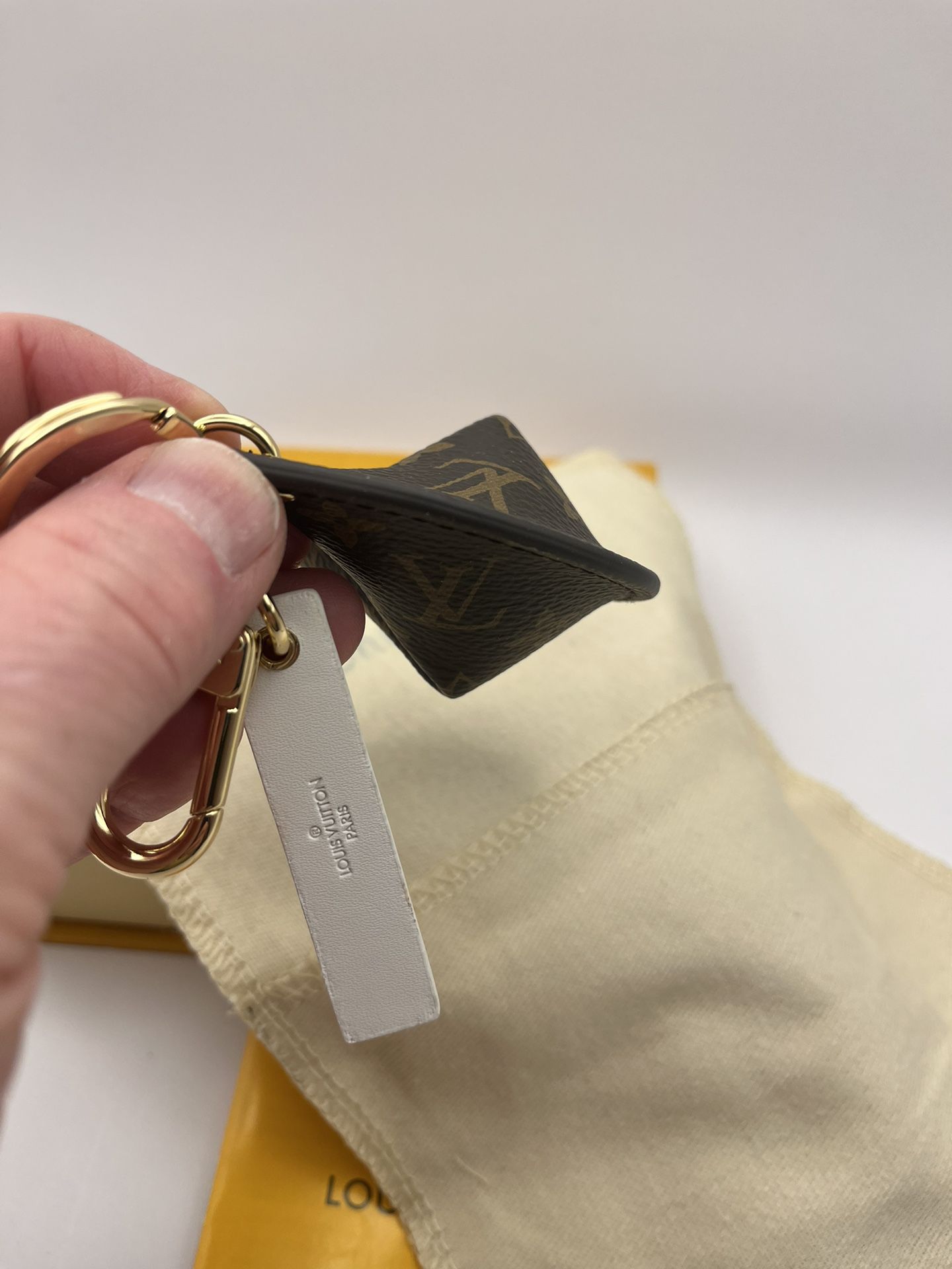 Louis Vuitton 2023 Rare Monogram Fortune Cookie Bag Charm Key Holder