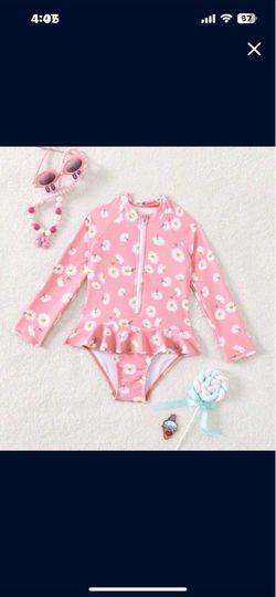 Girls Bathing suit Size 7 T