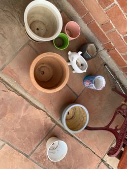 Mixed Lot of Plant Pots and Planters Available For Purchase