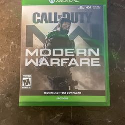 Call Of Duty Modern Warefare 