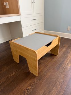 Kids Wooden Activity / LEGO Play Table with Storage