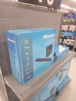 Soundbar with wireless subwoofer and preset equalizer.      Hablo Español se vende barra de sonido !