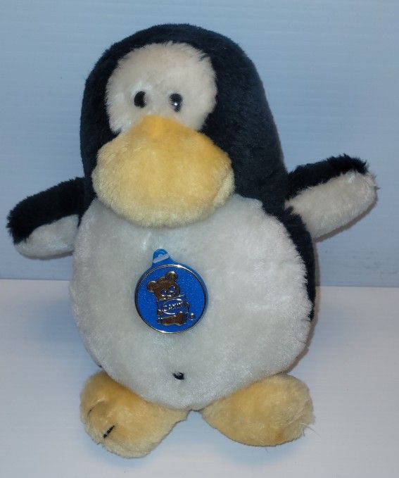 Vintage Dakin Chewie Newgett Freddy Penguin Plush 7" Stuffed Animal 1983