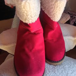 Santa Red Boots 