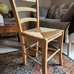Wooden & Wicker Chair