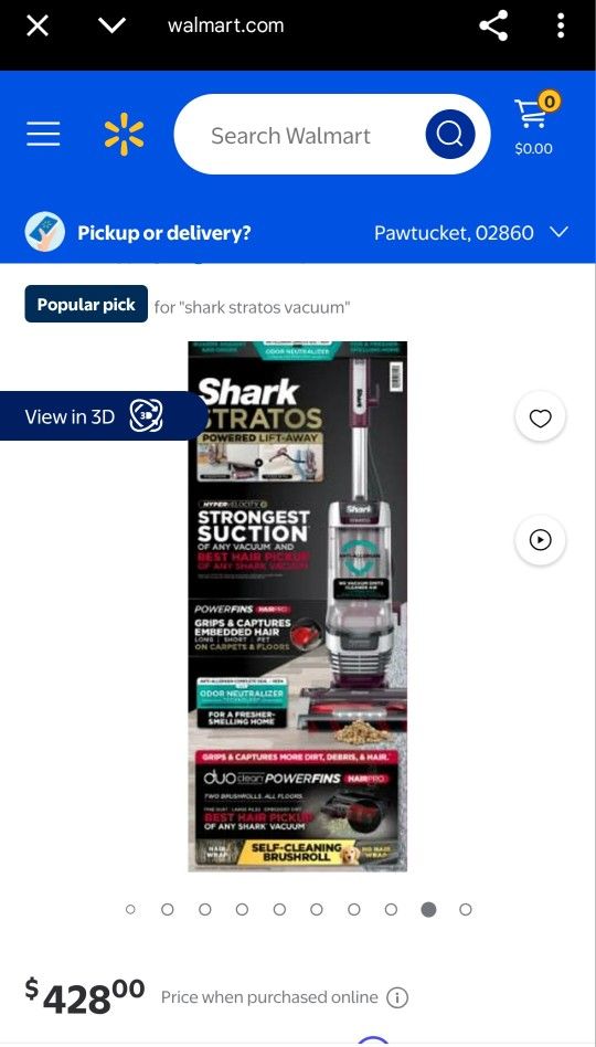 Shark Stratos Vacuum