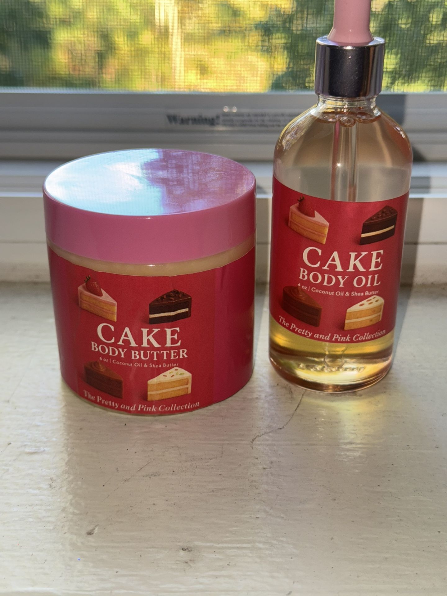 Cake Body Butter And Body Oil