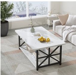 Marble coffee table