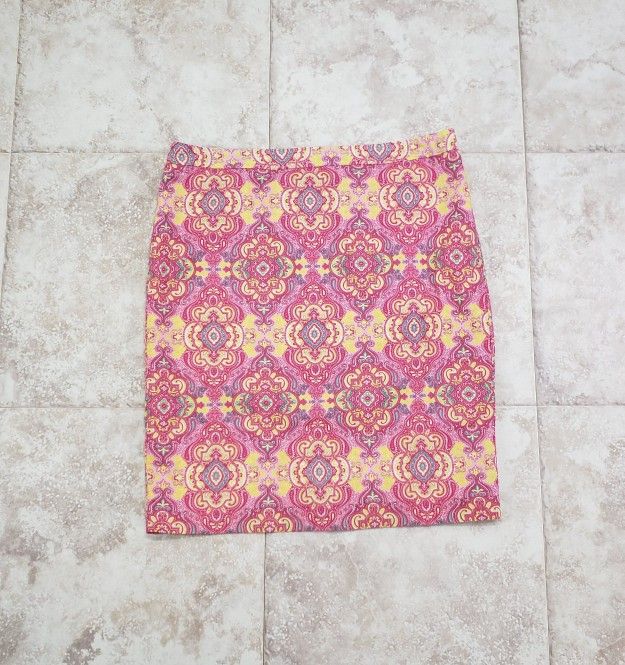 Above the Knee Chadwicks of Boston Mini Pastel Pencil 23" Straight Vintage Skirt Size 14