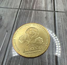 2012 Ukraine 1 Hryvnia EURO 2012 Football Championship Logo Commemorative Coin