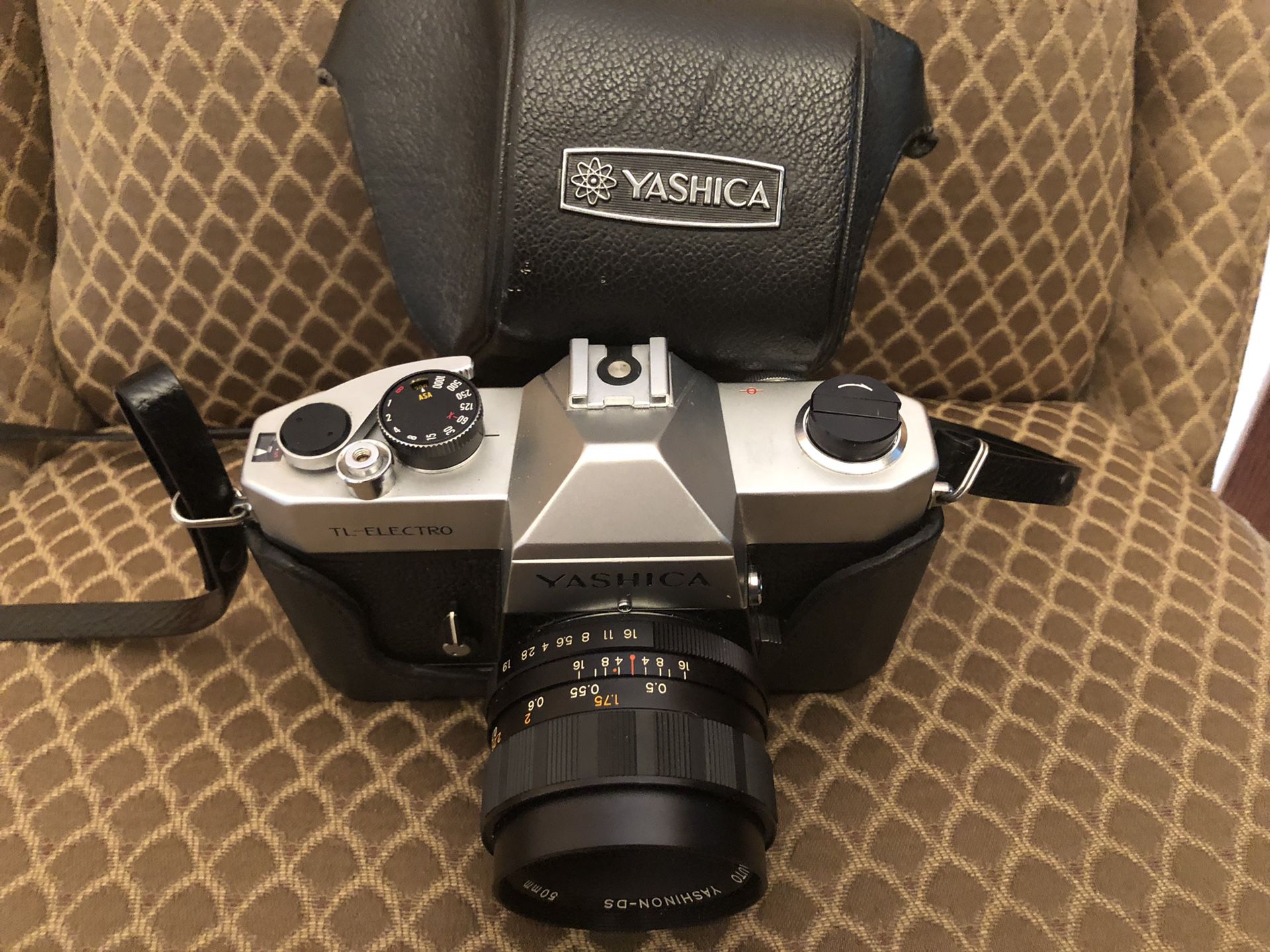 Yashica 35mm camera and lens