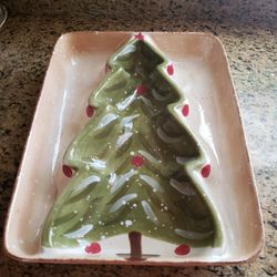 Large ceramic chip dip (or whatever) dish