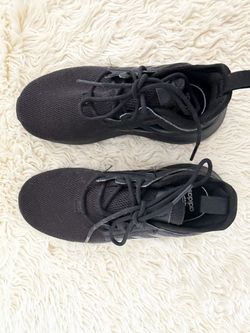 Adidas Black Mesh Low-Top Sneakers
