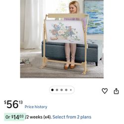 Cross Stitch Frame Wooden Embroidery Floor Stand